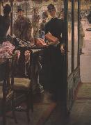 James Tissot La Demoiselle de Magasin (The Shop Girl) (nn01) oil painting reproduction